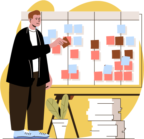 AI cartoon image ERP software in Uae