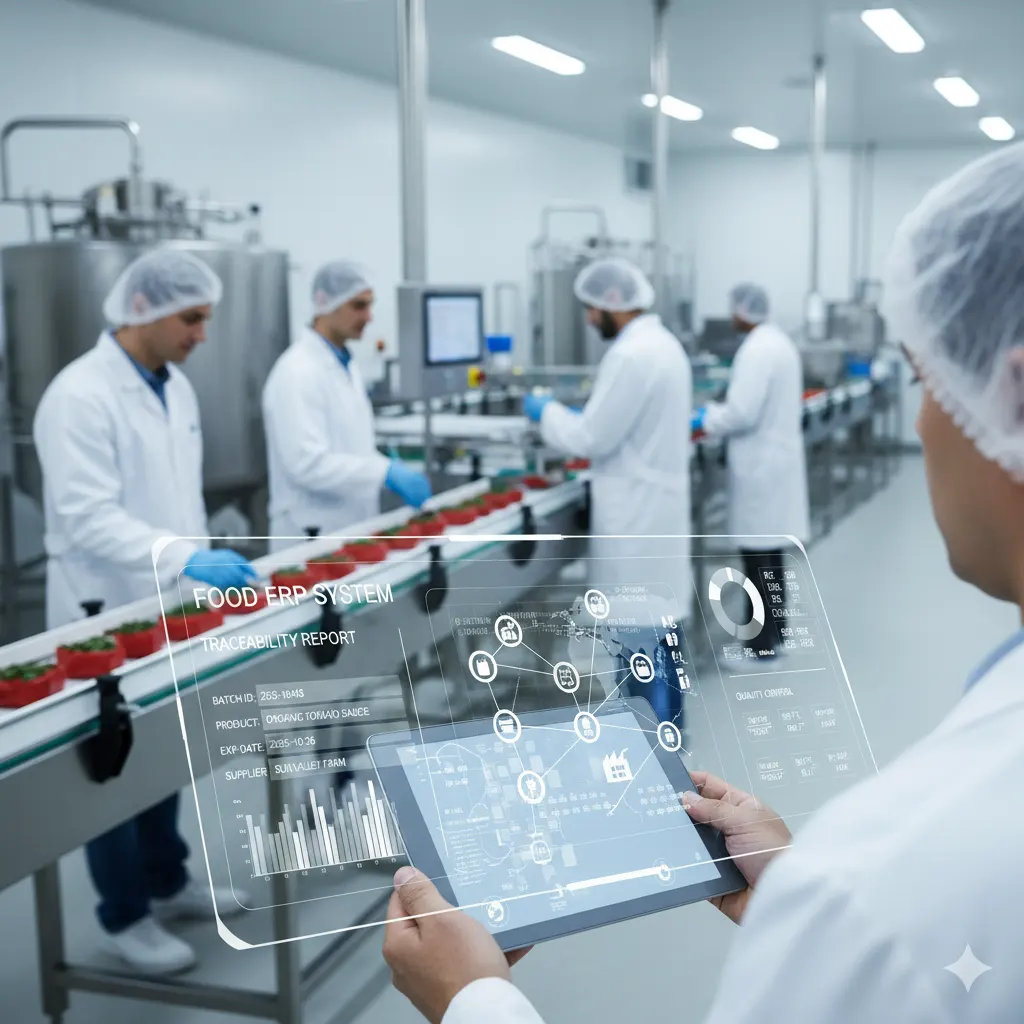 food manufacturing erp software