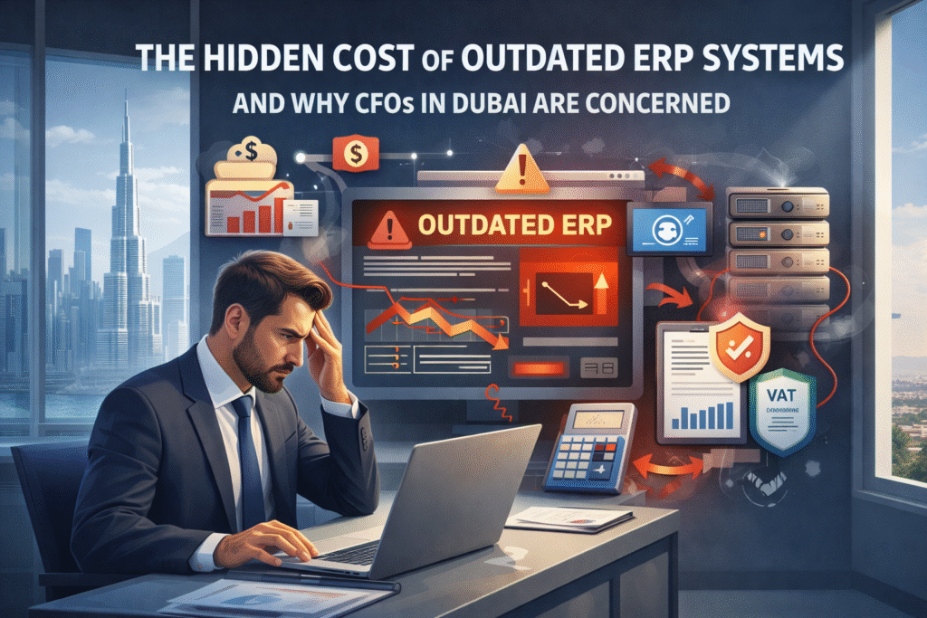 The Hidden Cost of Outdated ERP Systems (And Why CFOs in Dubai Are Concerned)